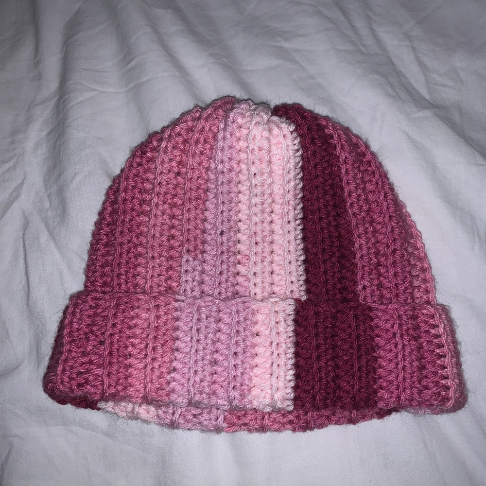 Barbie Pink Crochet Beanie